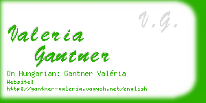 valeria gantner business card